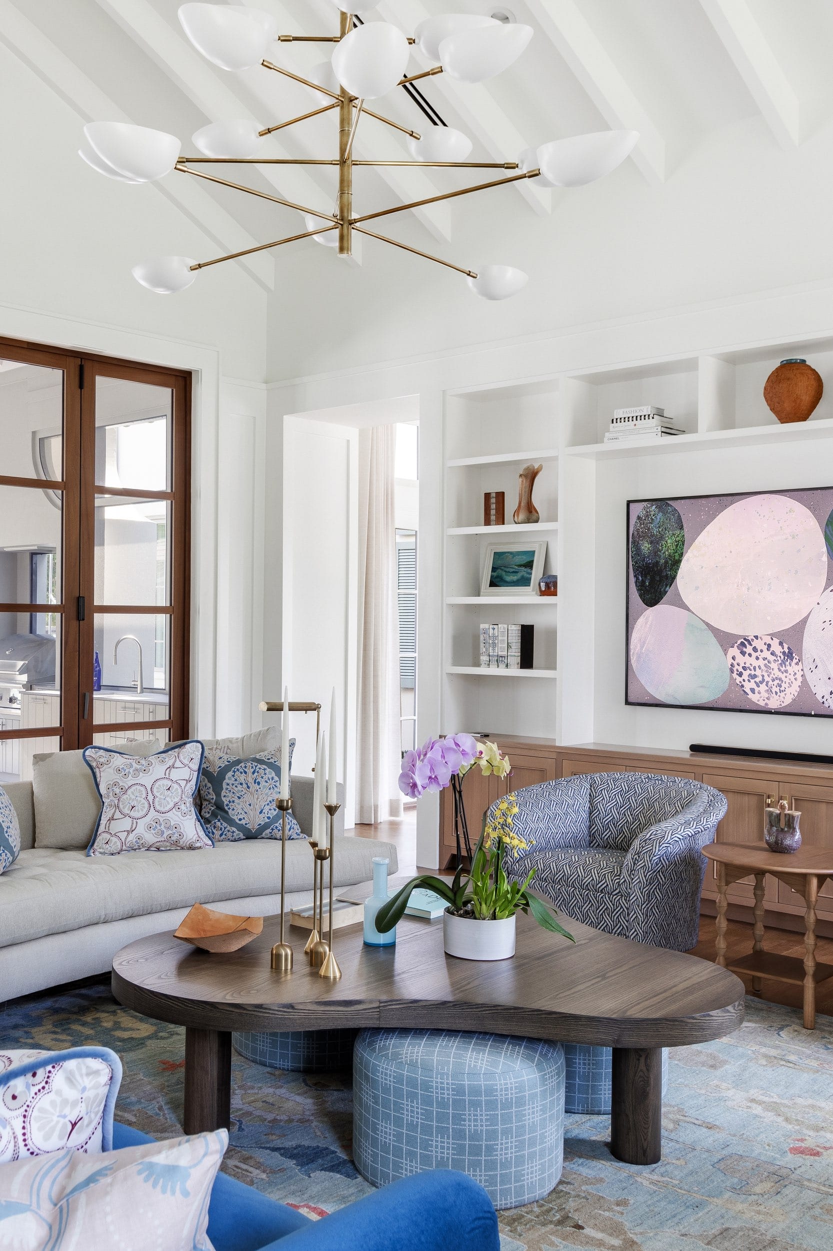 Watersound - Living room 3 - South Drive, Sarasota, Florida - Nautilus Custom Homes