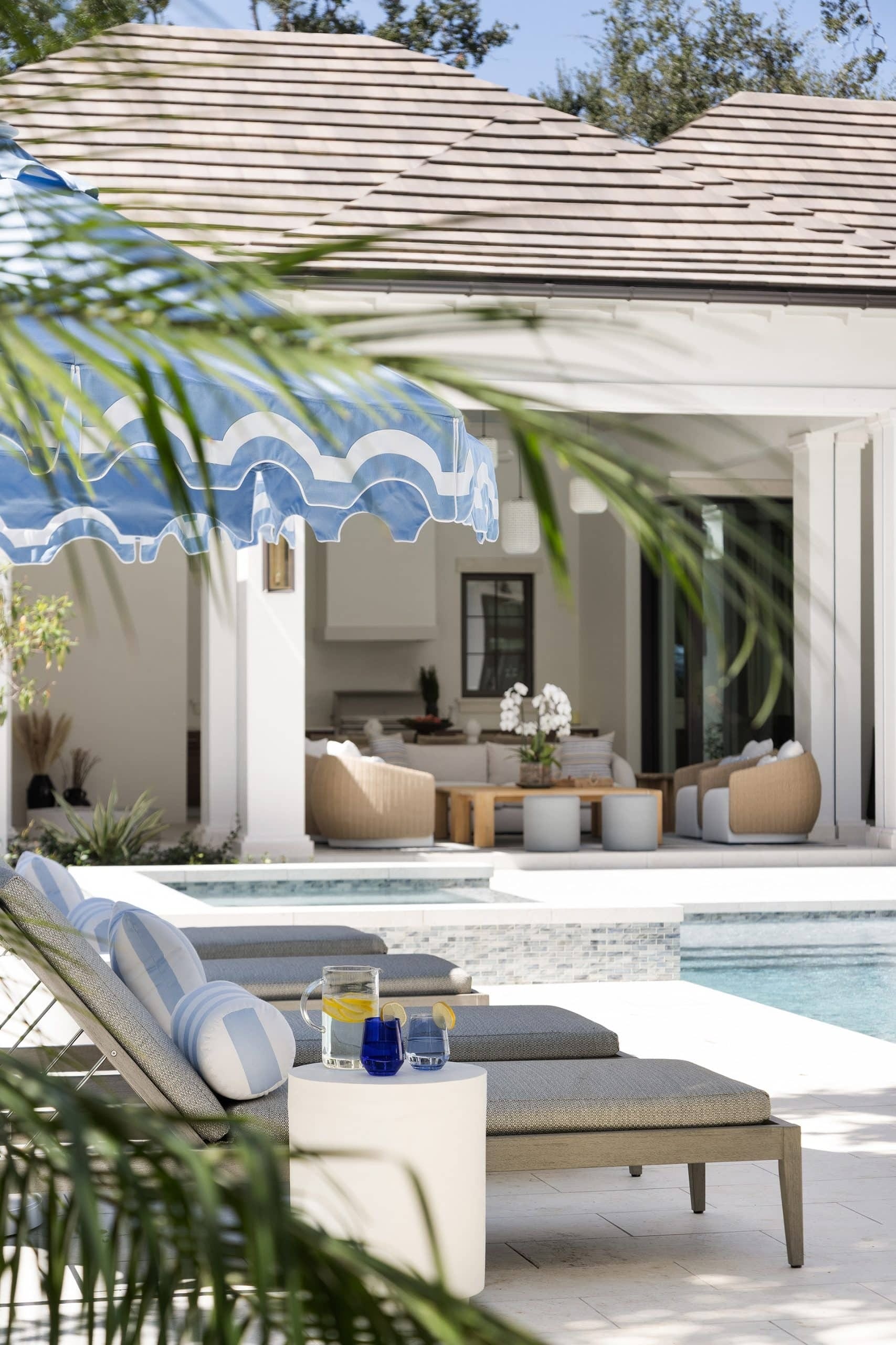 South Oak - Pool Area - Cherokee Park, Sarasota, Florida - Nautilus Custom Homes