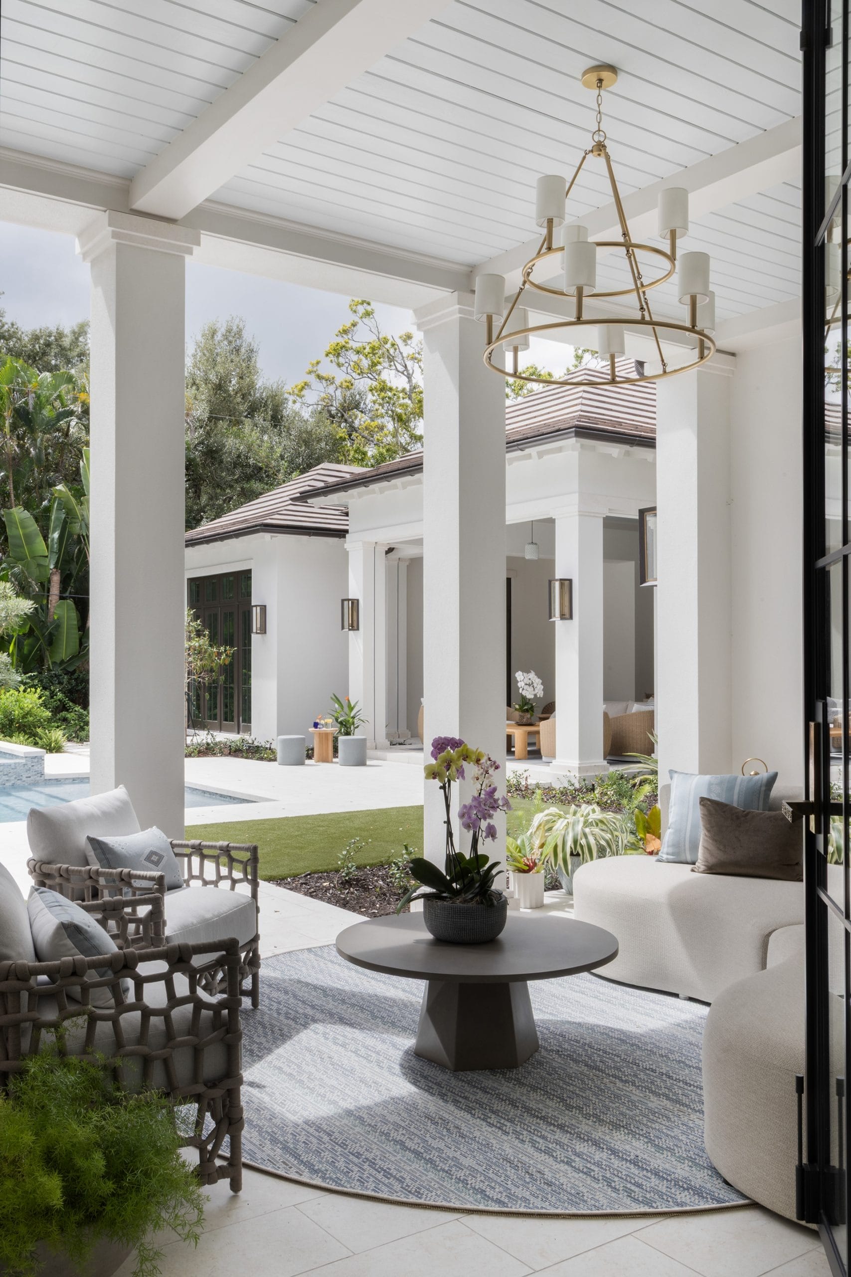South Oak - Outdoor Living - Cherokee Park, Sarasota, Florida - Nautilus Custom Homes