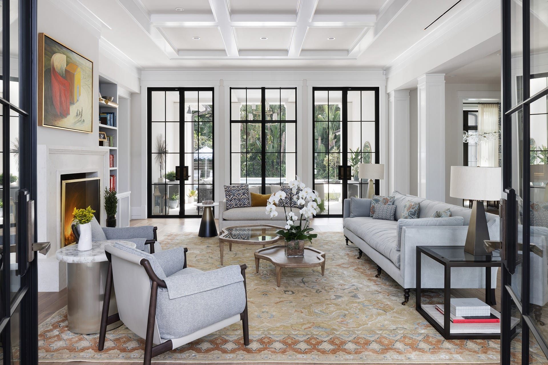 South Oak - Living 2 - Cherokee Park, Sarasota, Florida - Nautilus Custom Homes