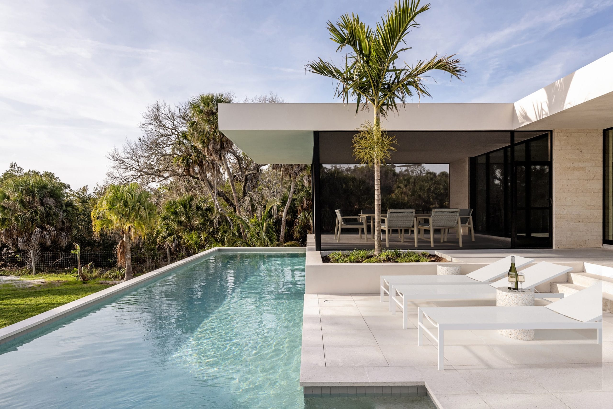 Night-Heron - Pool area 2 - Terrace West, Palmetto, Florida - Nautilus Custom Homes